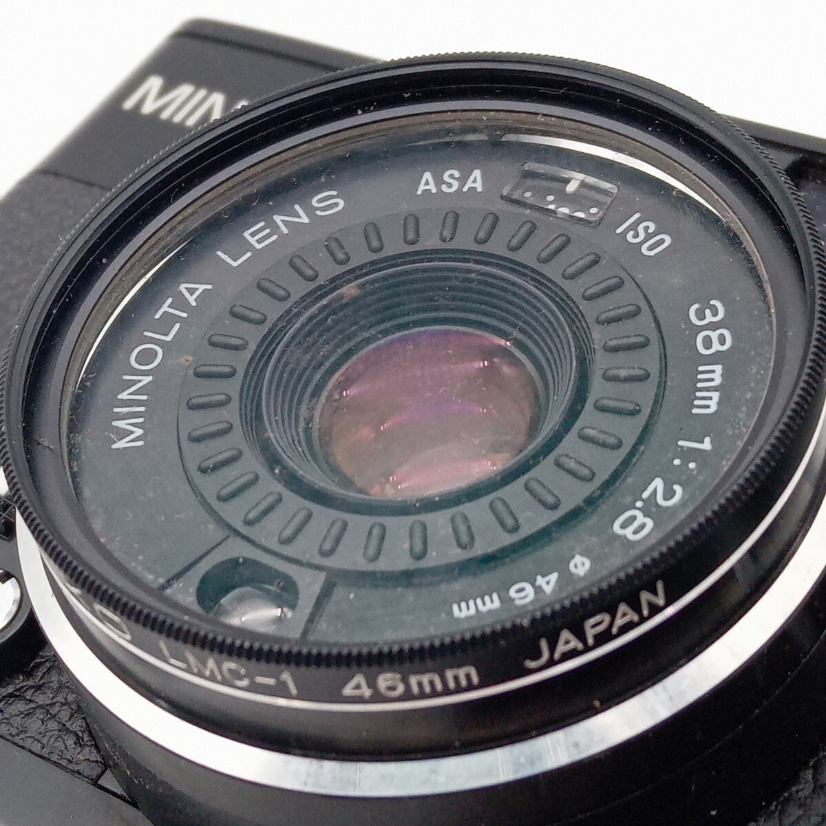 杉本3月No.121 カメラ MINOLTA ミノルタ AF-D 動作未確認 コンパクトフィルムカメラ ブラック 光学機器 HImatic の画像8