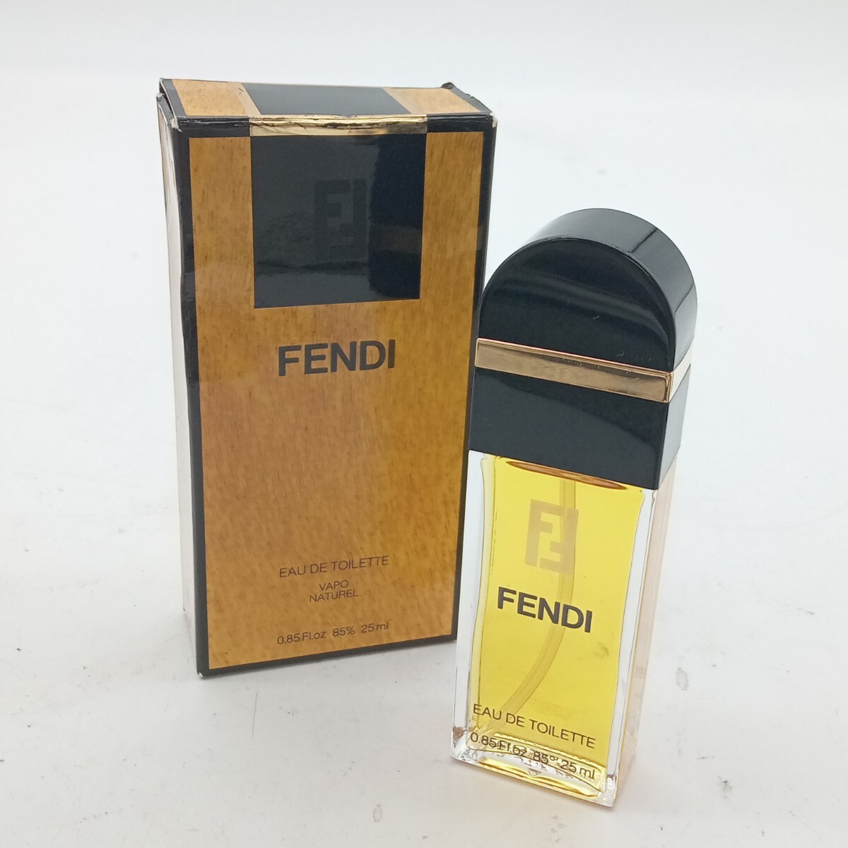 大村3月No.88 香水 FENDI フェンディ オードトワレ フレグランス 箱付き 25ml イエロー系 ブランド香水 の画像1