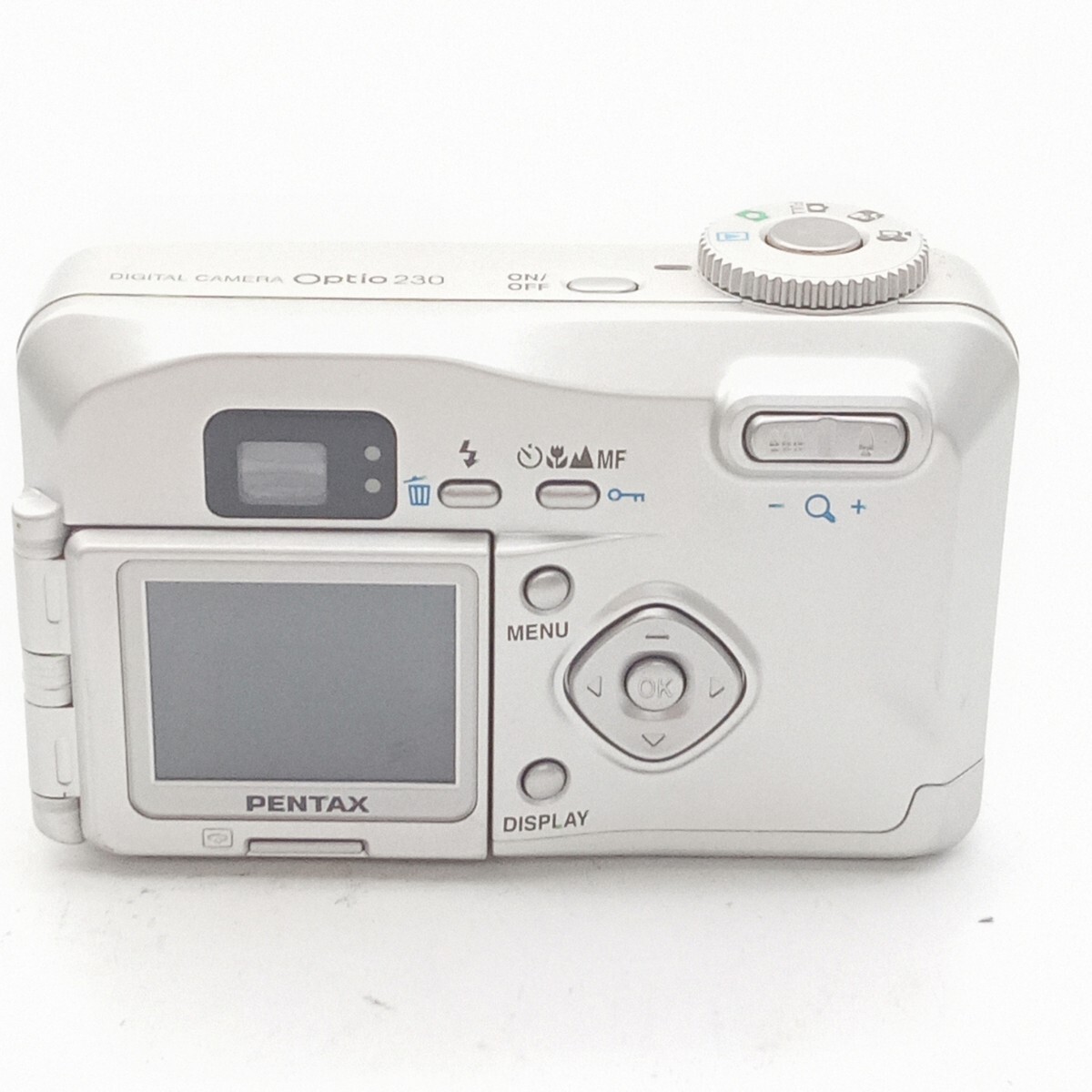 大村3月No 91 カメラ PENTAX ペンタックス OPTIO 230 動作未確認 シルバー 電池式 コンパクトデジタルカメラ デジタルカメラの画像2