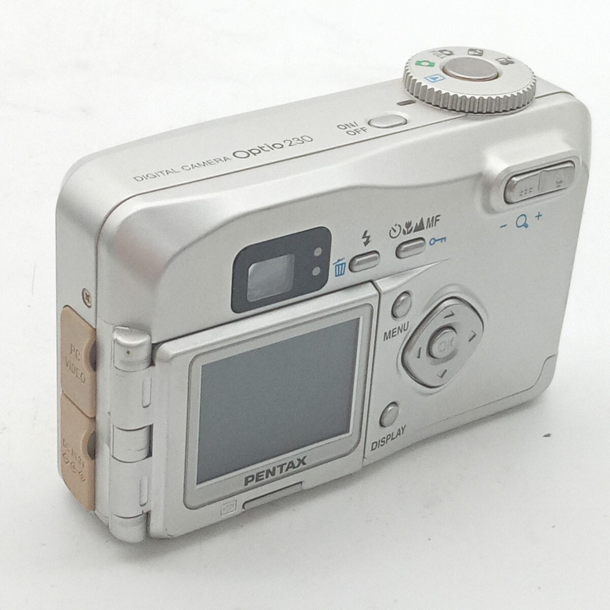 大村3月No 91 カメラ PENTAX ペンタックス OPTIO 230 動作未確認 シルバー 電池式 コンパクトデジタルカメラ デジタルカメラの画像7