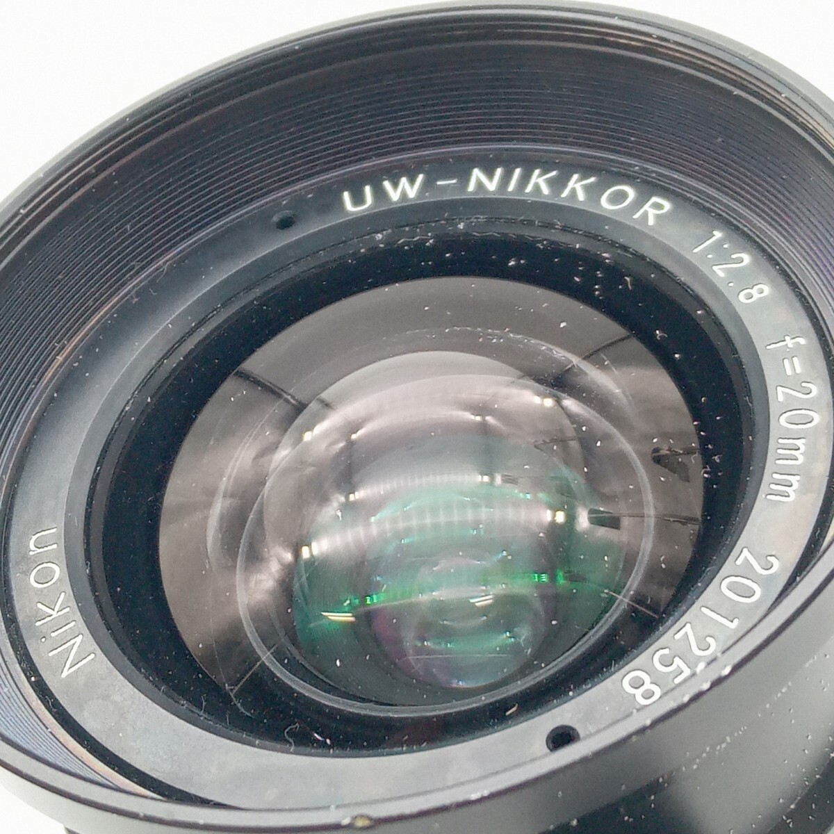 R カメラ レンズ Nikon ニコン NIKKOR カメラレンズ 動作未確認 F=20mm 1:2.8 箱付き 光学機器 の画像7