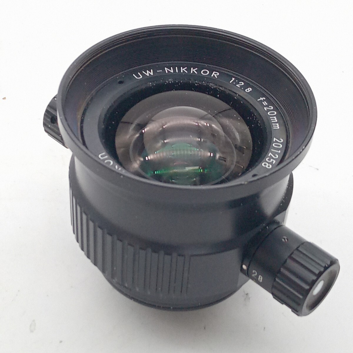 R カメラ レンズ Nikon ニコン NIKKOR カメラレンズ 動作未確認 F=20mm 1:2.8 箱付き 光学機器 _画像1