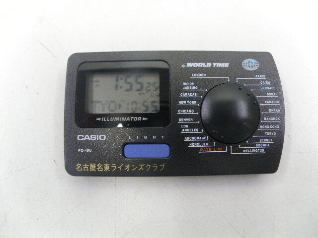 CASIO! Casio!WORLD TIME! мир часы!PQ-45U( чёрный )