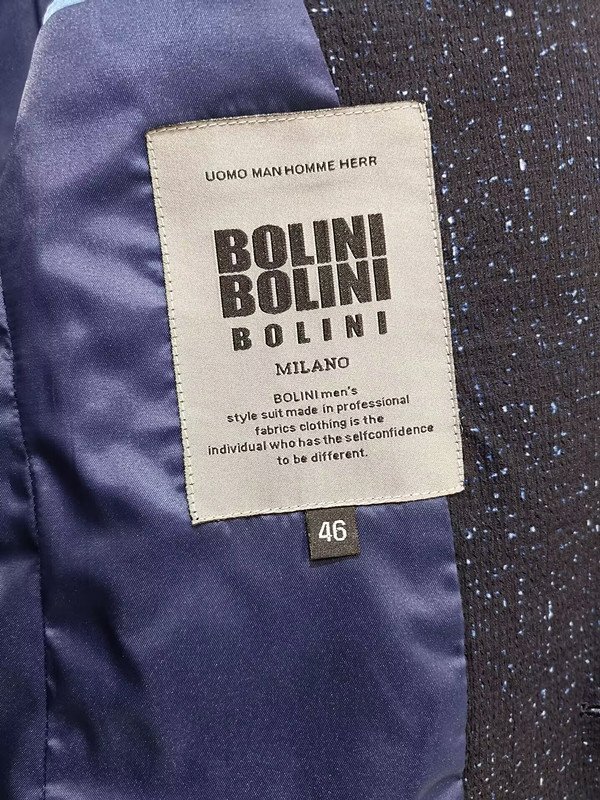 今節※定価11万◆イタリア*ミラノ発*BOLINI*プレミアムライン*最高級リネン生地使用※紳士テーラードジャケット・イタリア50/XLの画像4