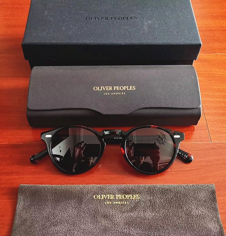 名作モデル☆イタリア製★「OLIVER PEOPLES/オリバーピープルズ」伝説の大人気作・OV5186・サングラス・メガネフレーム/鼈甲_画像2