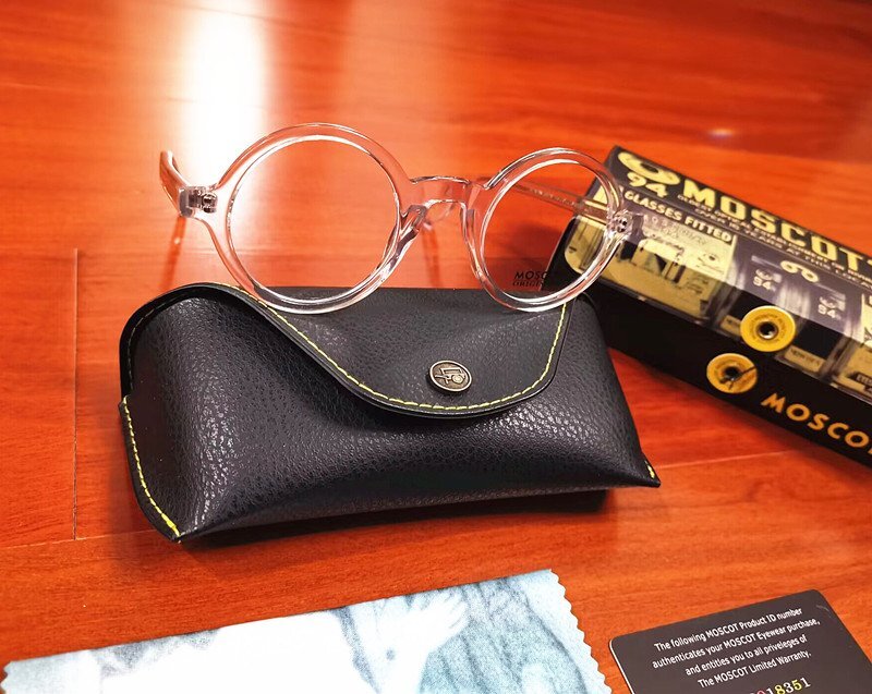 名作モデル☆新品☆ MOSCOT ZOLMAN ゾルマン 丸い眼鏡 メガネフレーム クリア・ セレブ愛用モデル_画像7