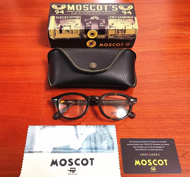 名作モデル☆新品☆ MOSCOT モスコット LEMTOSH レムトッシュ ウェリントン眼鏡・鼈甲メガネ ・ジョニーデップ愛用モデル_画像3