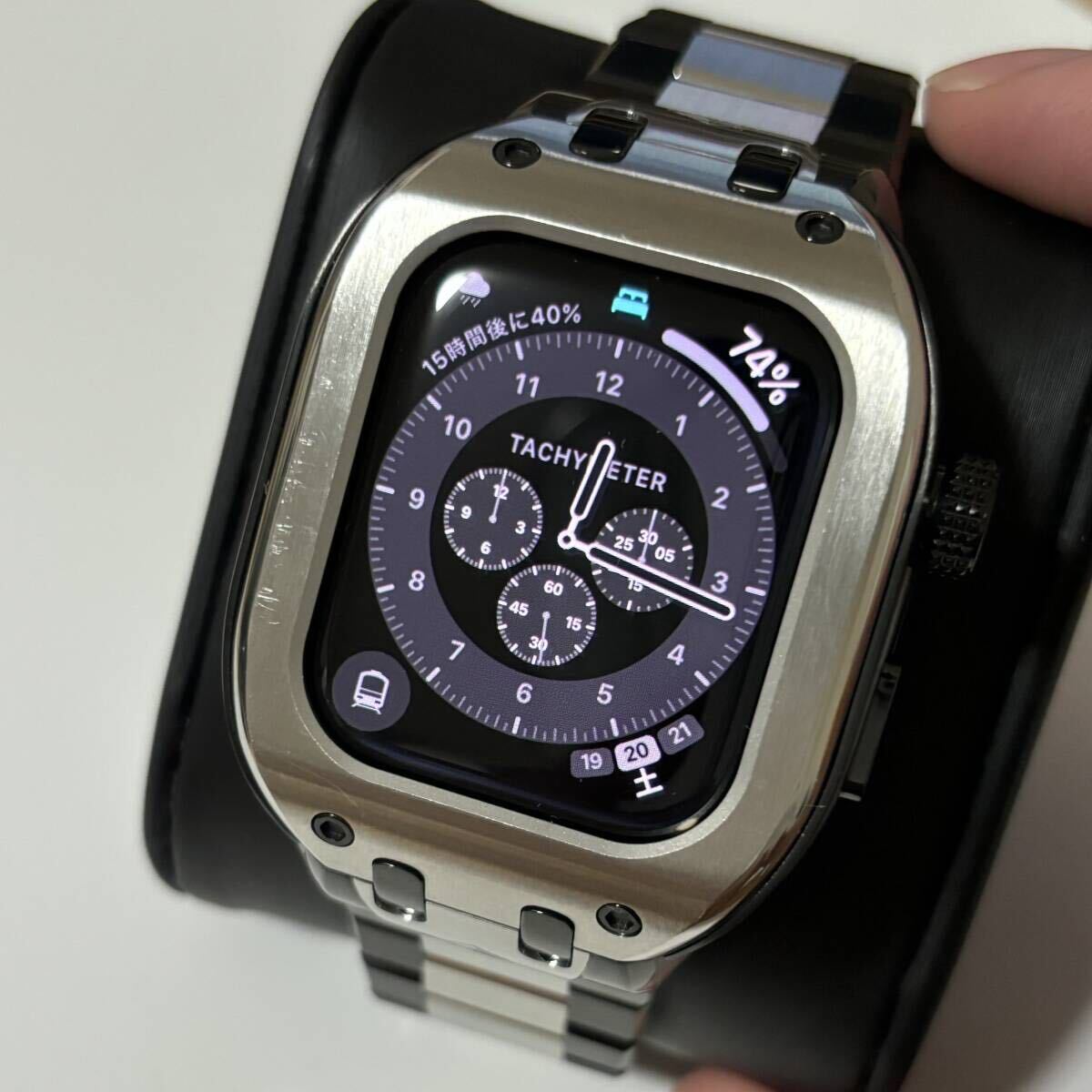 【総額18万円超】本体＋ケースセット Apple Watch Series 9 アップルウォッチ HUMBLE RICH ハンブルリッチ 高級_画像2