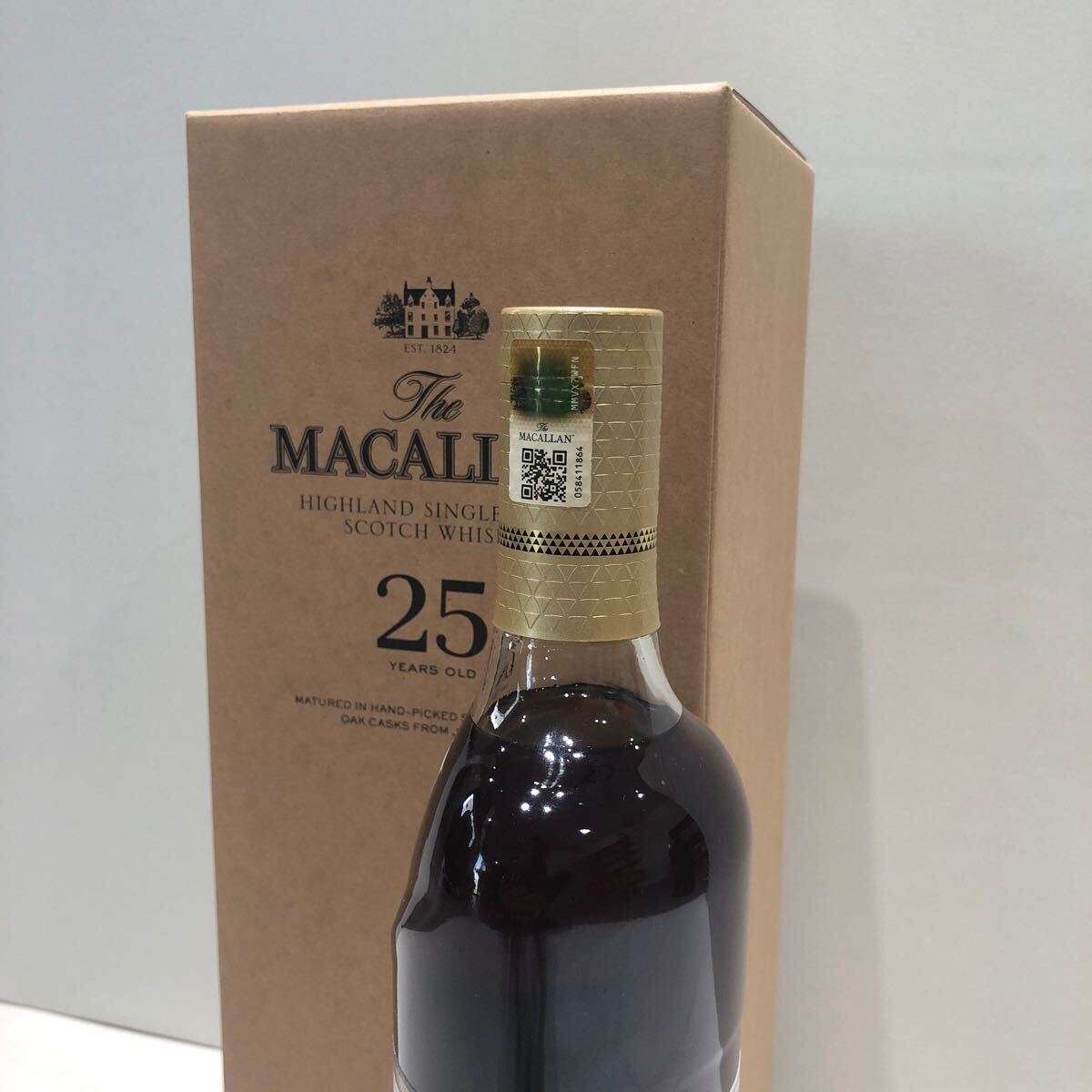 1円〜 マッカラン 25年 2021 木箱付き 700ml_画像4