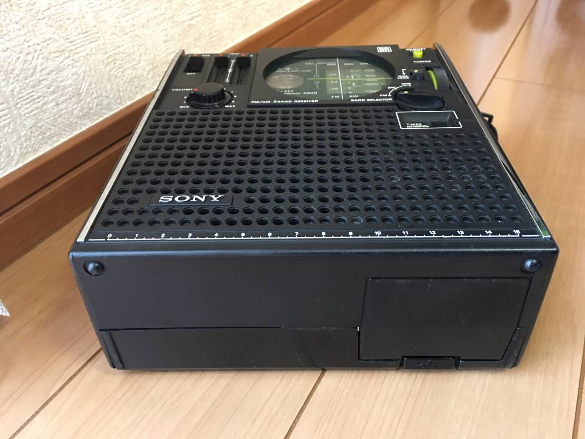 SONY rare * name machine ICF- 5600 Sony [ beautiful goods ][ free shipping ]