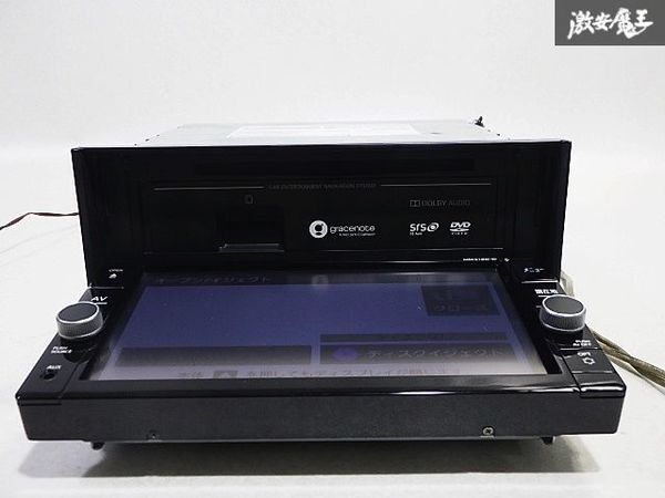 ▲売り切り 日産 純正 メモリーナビ カーナビ ナビ 地デジ内蔵 CD DVD Bluetooth フルセグ 地図カード欠品 本体 B8260-7992H-NP MM318D-W_画像2