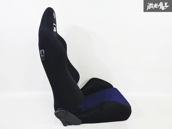 RECARO レカロ SR-3 SR3 汎用 セミバケットシート セミバケ シート 座席 底止め 青×黒 30周年記念モデル レース サーキット ドリフト 即納の画像7