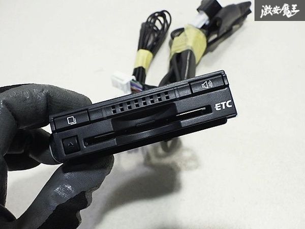 保証付 トヨタ 純正 DENSO デンソー ビルトイン ETC アンテナ分離型 車載器 音声案内有り 08686-00341 即納の画像3