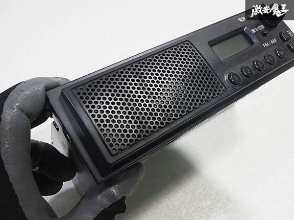 保証付 動作OK スズキ 純正 SANYO製 サンヨー スピーカー 一体型 AM FM ラジオ チューナー デッキ 本体のみ 39101-68H20-000 即納の画像2