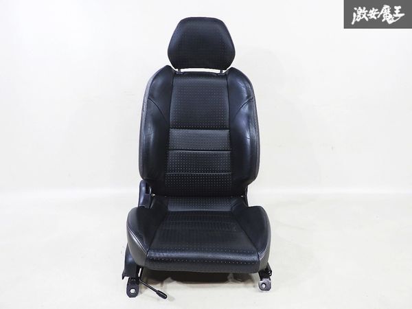 美品!! 希少!! 日産 純正 S15 シルビア スペックR Lパッケージ フロント レザー シート 右 右側 運転席側 シートレール付き 即納の画像3