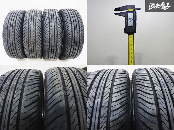 ●RAYS レイズ VERSUS GENOMA BL-10 16インチ 5.5J +45 PCD100 4穴 4H ホイール 2020製 タイヤ 165/40ZR16 4本 アクア ヤリス ヴィッツの画像8