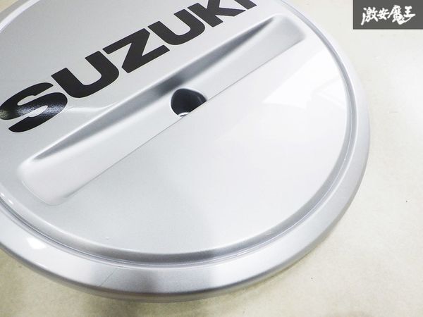 スズキ 純正 JB23W ジムニー スペアタイヤ カバー 背面 シルバー 72821-65D80 即納_画像2