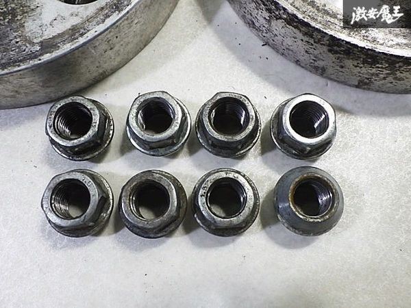 社外 4穴 4H PCD 100 厚さ 約25mm P1.5 ハブ径 約73mm ナット付き ワイド スペーサー ワイトレ ツライチ 即納の画像4