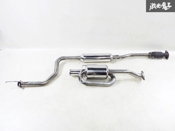 希少!! MUGEN 無限 ムゲン DC2 インテグラ タイプR 98スペック B18C ステンレス製 ツインループ マフラー 純正 触媒付き 98R00229 即納_画像3