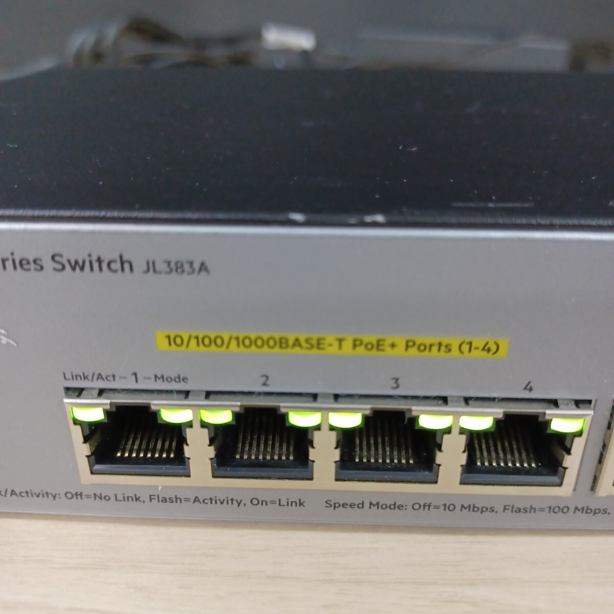  stone ) [ present condition goods ]HPE JL383A OFFICECONNECT 1920S series Switch 10/100/1000Base-T 240402 E1-3