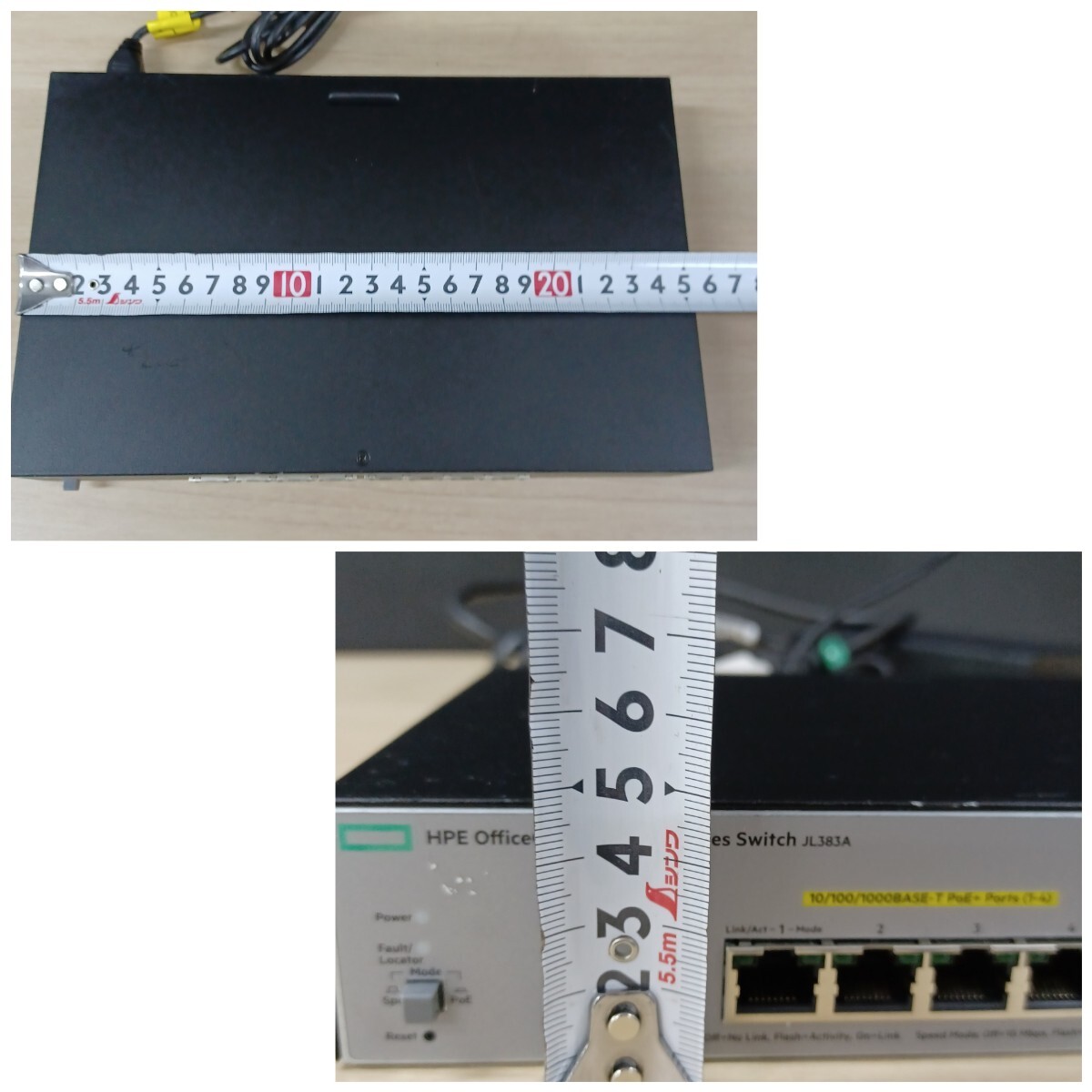 石) 【現状品】HPE JL383A OFFICECONNECT 1920S series Switch 10/100/1000Base-T 240402 E1-3_画像8