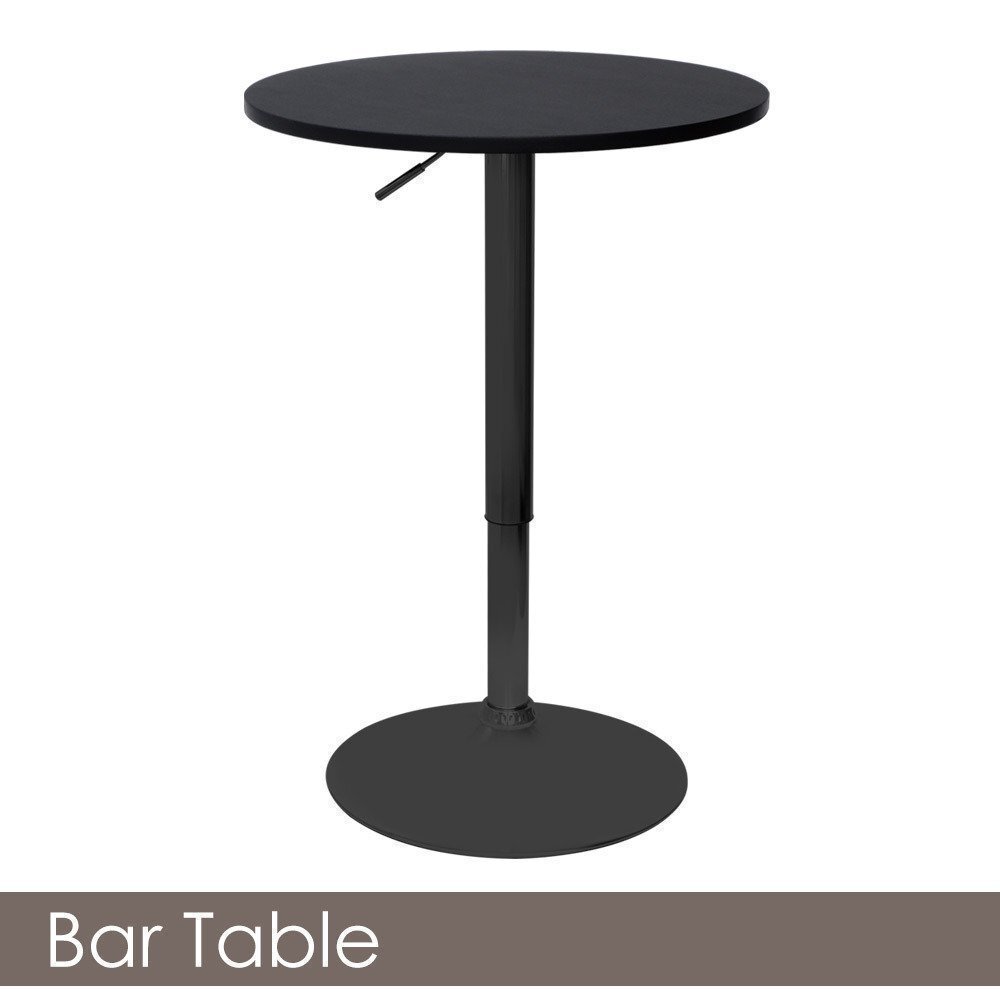【新品】木製 丸型 バーテーブル BT-01A ブラック 黒脚タイプ カウンターテーブル 直径60_画像1