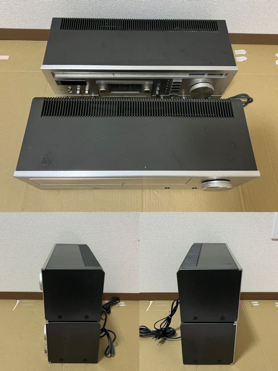 シャープ SHARP カセットデッキ ステレオチューナーデッキ ST-R50 / ステレオプリメインアンプ SM-50 / リファイン スピーカーCP-M50セットの画像9