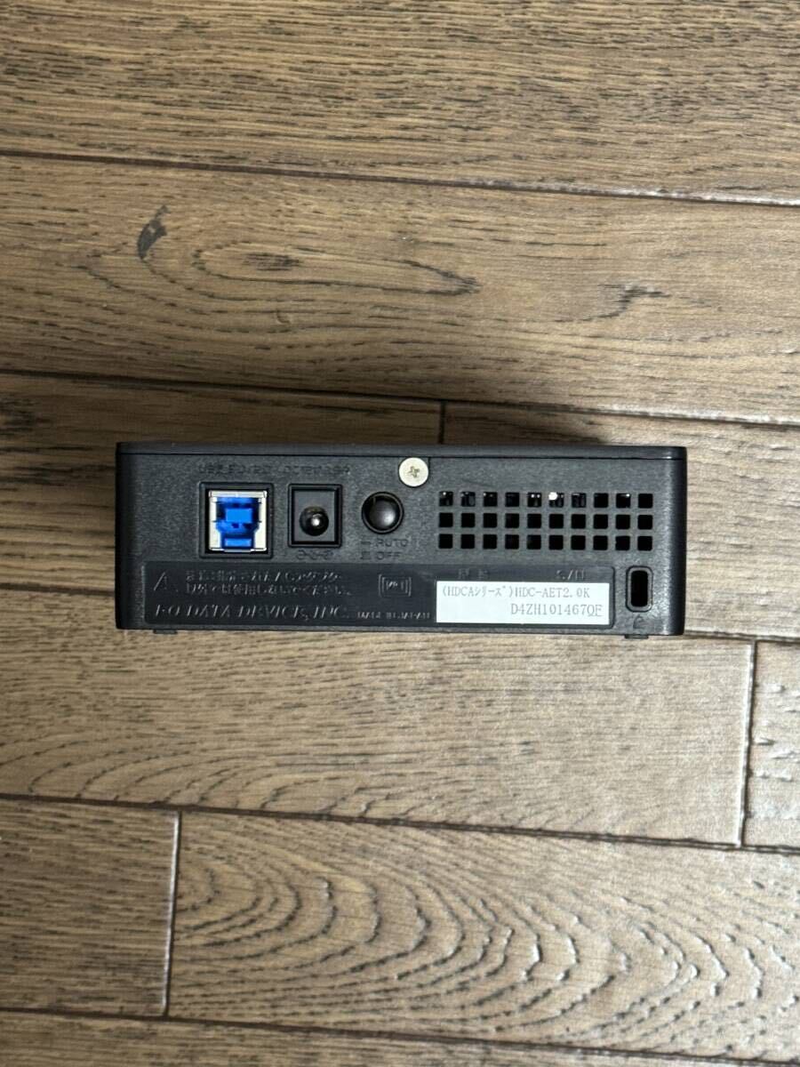 【ジャンク品】I・O DATA(アイオーデータ) 外付け HDD HDC -AETのケースと付属品_画像4