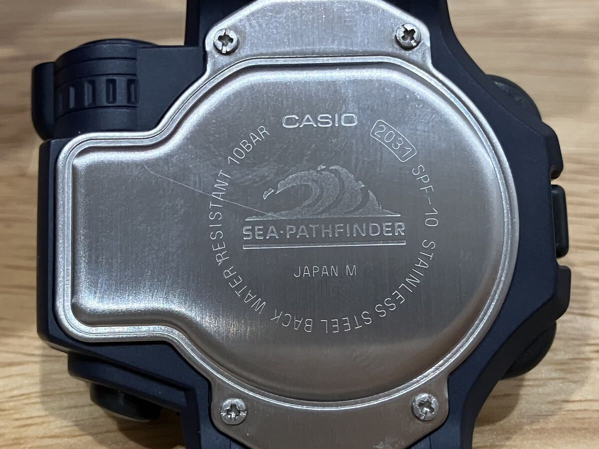 希少 極上美品 CASIO カシオ SEA-PATHFINDER シーパスファインダー メンズ クォーツ SPF-10の画像7