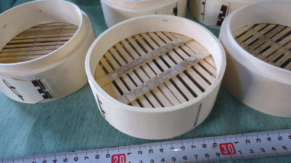 【新品未使用品】 本竹製 中華セイロ １３ｃｍ （身）のみ １０個セット一括販売の画像3