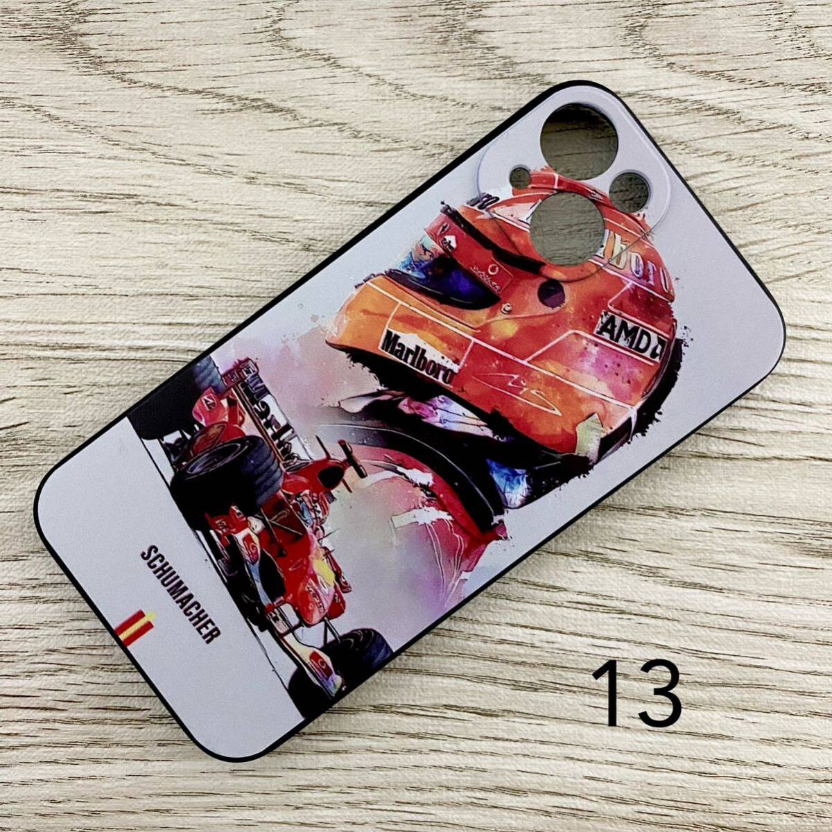 ミハエル・シューマッハ アート iPhone 13 ケース F1 フェラーリ Ferrari スマホ_画像1