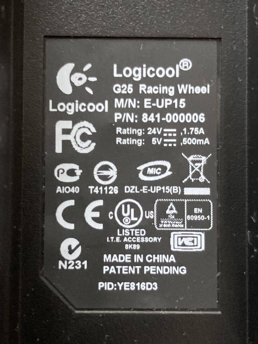 ★Logicool製 G25 Racing Wheel★ _画像6