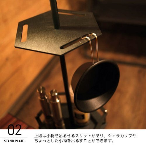 5050WORKSHOP 《 2WAY STAND & STAND PLATE for 2WAY STAND セット 》 ランタンスタンド/拡張プレート/アウトドア/キャンプの画像4