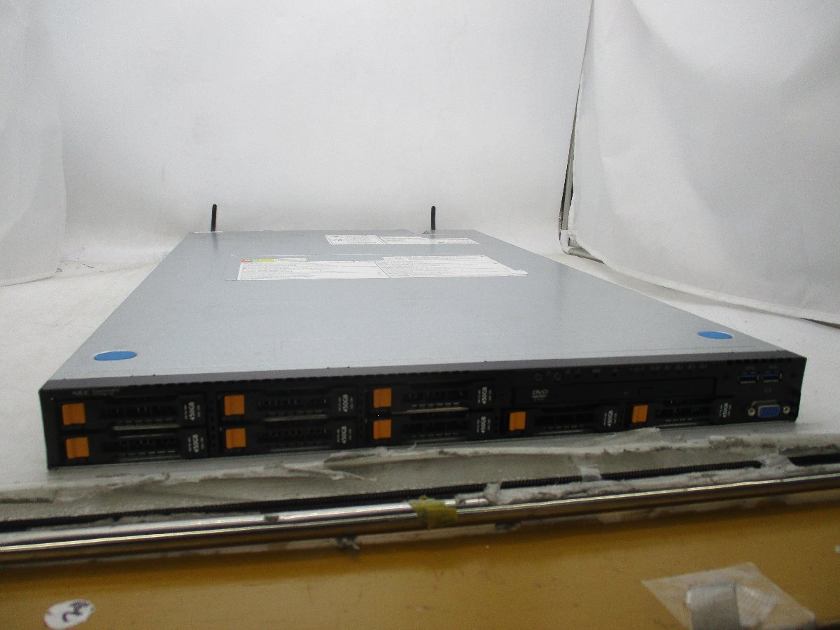 【着払発送】NEC Express 5800 R120g-1E Xeon E5-2650v4 メモリ 24GB HDD 450GB x8 サーバ ジャンク Q0485