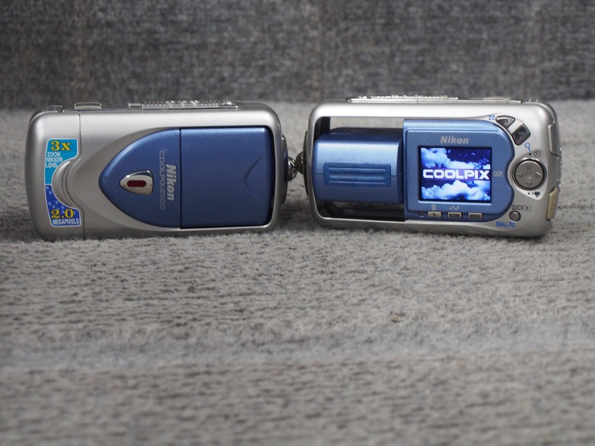 Nikon COOLPIX E2500 コンパクトデジタルカメラ 動作確認済み 2台セット 現状品 B50534