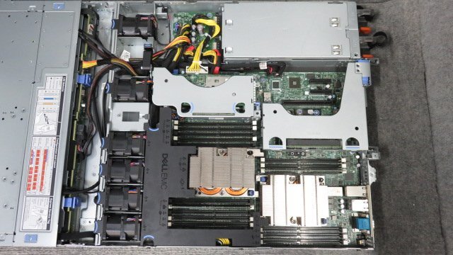 DELL PowerEdge R440 ( Xeon Silver 4110 2.1GHz ) x2基 64GB DVDスーパーマルチ サーバー ジャンク K36416の画像5
