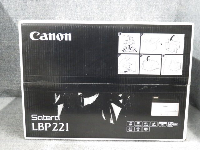 【未使用】Canon Satera LBP221 A4 モノクロ レーザープリンター B63380_画像5