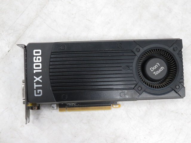 グラフィックボード ZOTAC GeForce GTX1060 3GB ジャンク P64789の画像2