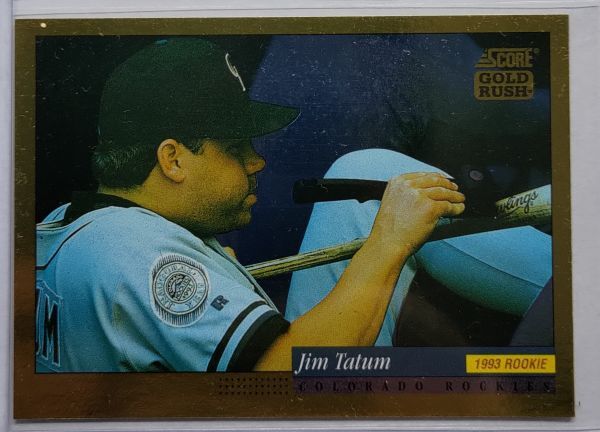 来日外国人 テータム Jim Tatum 1994 Score Gold Rush ヤクルトの画像1