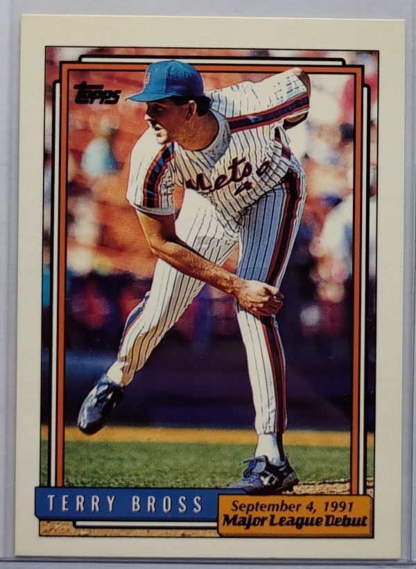 来日外国人 ブロス Terry Bross 1991 Topps ヤクルト_画像1