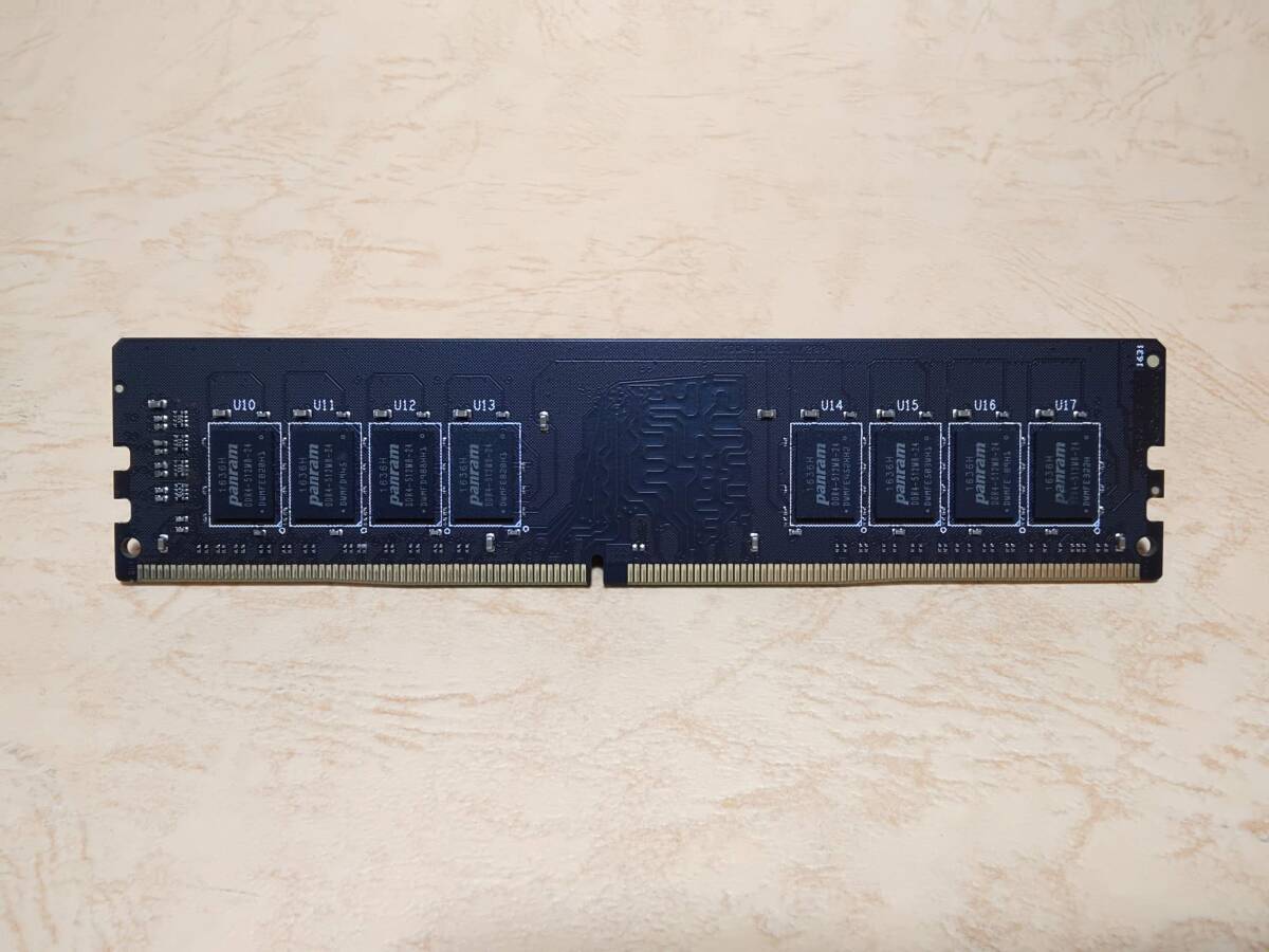 【Memtest4周通過】 PANRAM DDR4-2400 PC4-19200 8GB デスクトップパソコン用メモリーの画像2