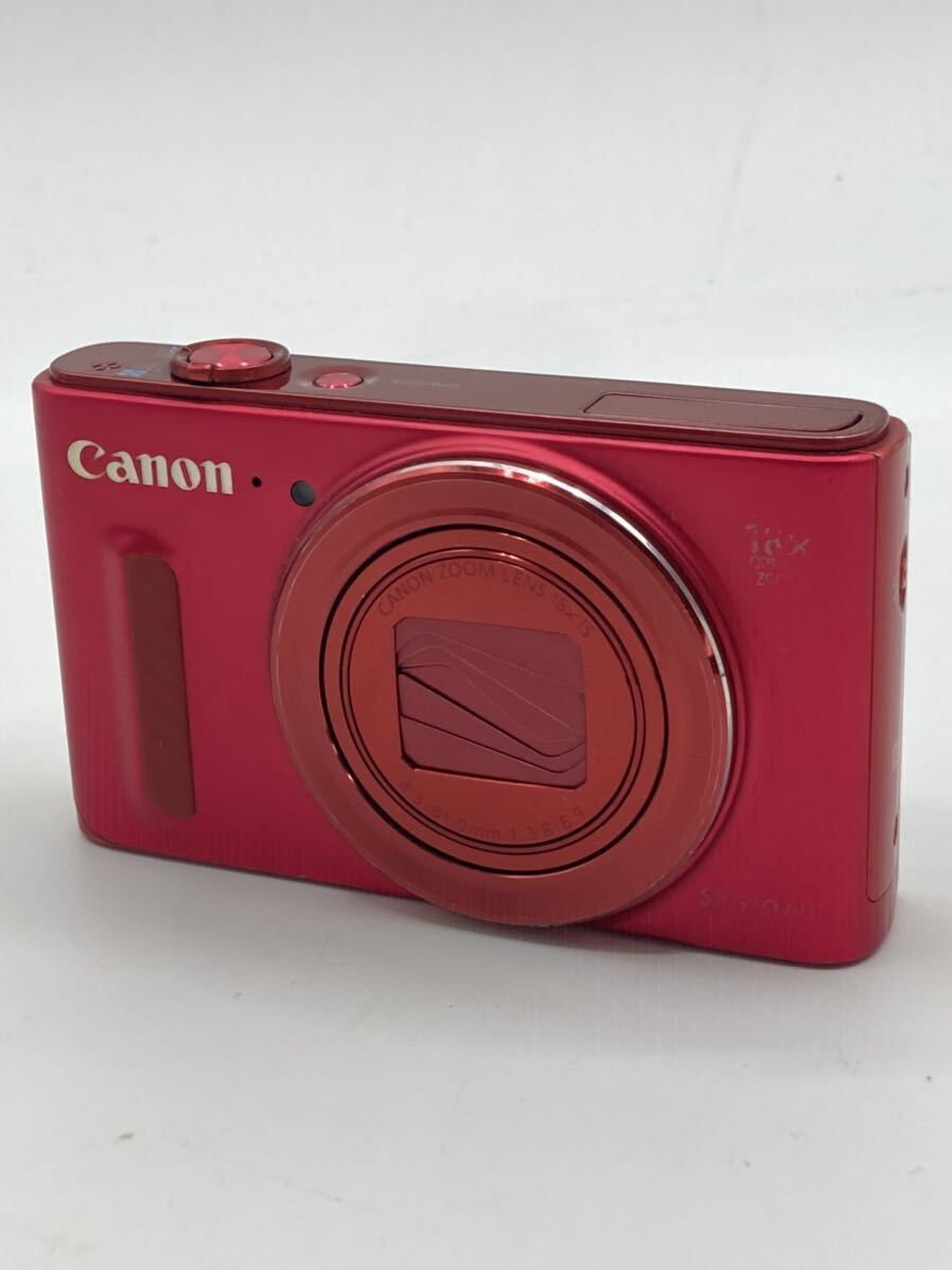 Canon デジタルカメラ PowerShot SX610 HS レッド 【中古品】_画像1
