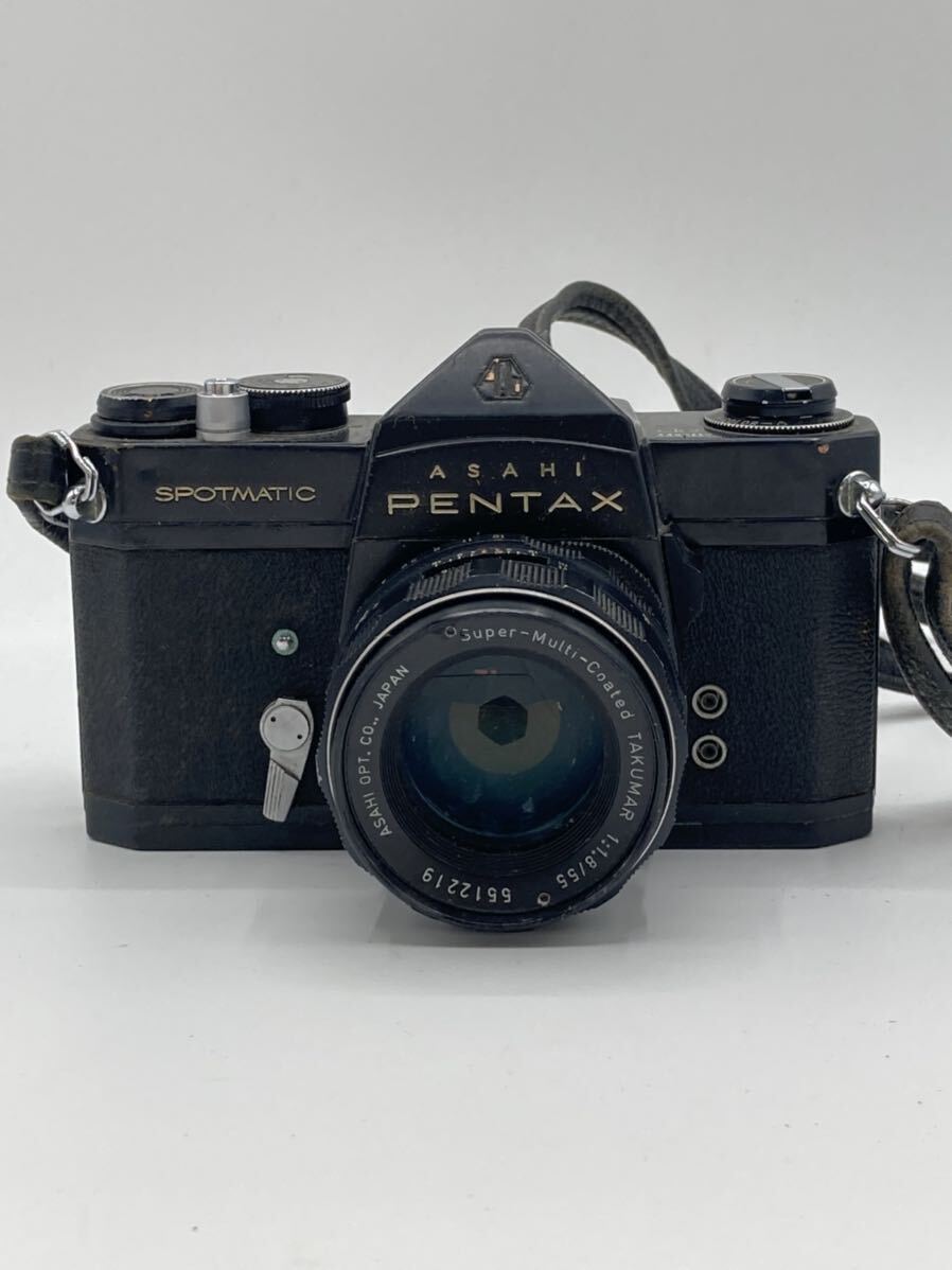 PENTAX SP BLACK /Super-Takumar 50mm f1.4 整備済・完動品 フィルムカメラ おまけでレンズ付き_画像2