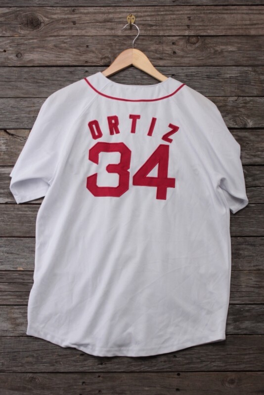 マジェスティック社 RedSOX ベースボールシャツ#34「ORTIZ」モデル 表18/20_画像2