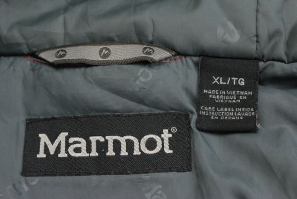 marmot マーモット 中綿 フーディ JKT グレー 表XL [追加写真あり]_画像3