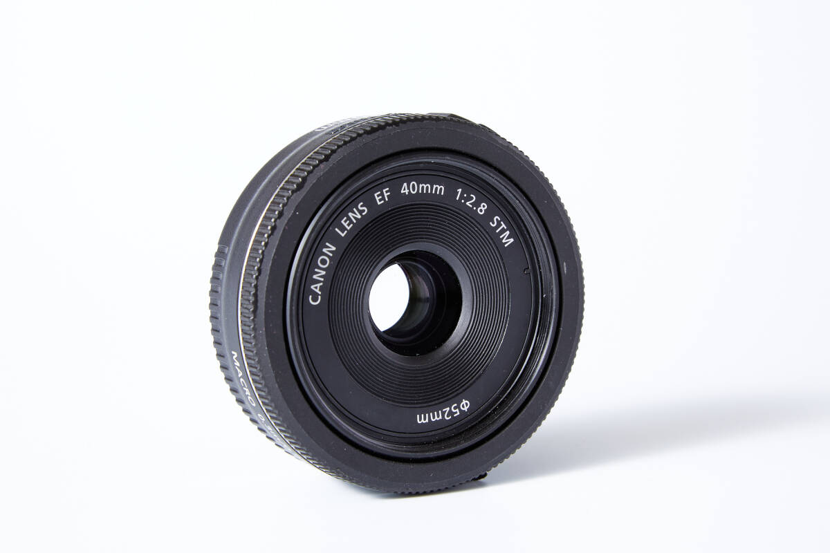 ★EF40mm F2.8 STM EF4028STM 【超人気 パンケーキ】 Canon EF40ｍｍ F2.8 STM ブラック ★の画像3