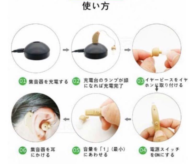 [ newest version ] height sound quality digital hearing aid compilation sound vessel rechargeable . times ~ high-quality correspondence noise cut noise suppression with function volume 4 -step adjustment 
