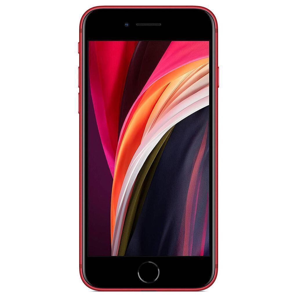 ★新品未使用★iPhone SE 第2世代 128GB レッド/ストア版シムフリー/純正バッテリー100%/新品おまけ多数 SE2-130の画像1