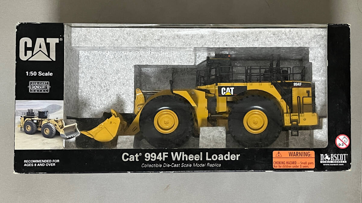 ノースコット キャット Norscot CAT ホイールローダー 994F 1/50 トラクター ショベル ブルドーザー ダイキャスト & CAT 793D1/50の画像2