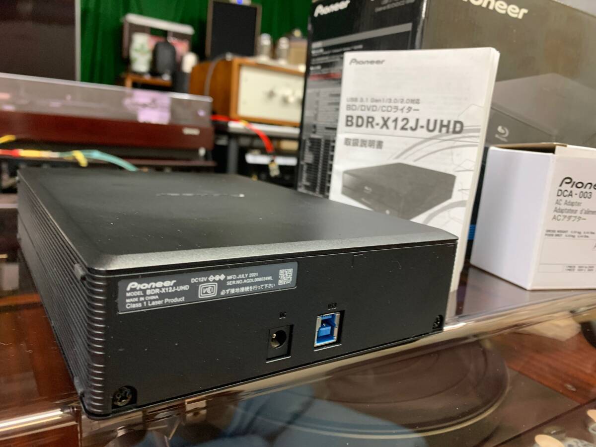 パイオニア 外付けブルーレイドライブ Pioneer BDR-X12J-UHDの画像5